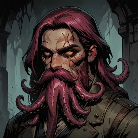 Tentacularl Hair Lora - [Hair/Beard/Ilithid] | Shrekman Hairstyles Collection