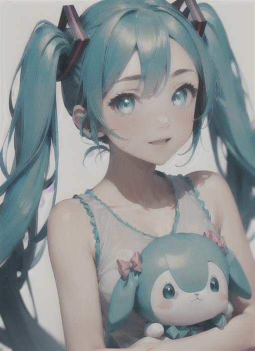 Hatsune Miku (with shiny eyes) image by Herrscher_AGGA2023