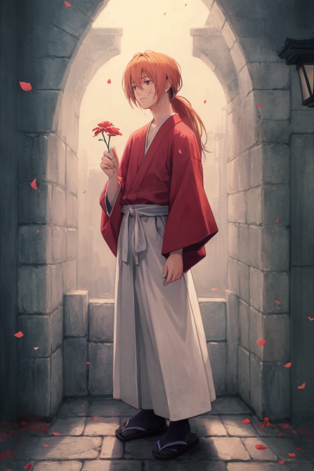 Kenshin Himura (Rurouni Kenshin) - v1.0, Stable Diffusion LoRA