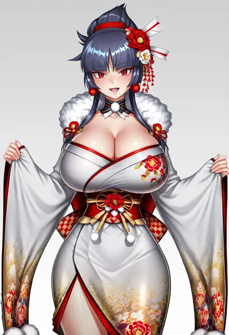 New Year Murasaki Costume - Action taimanin