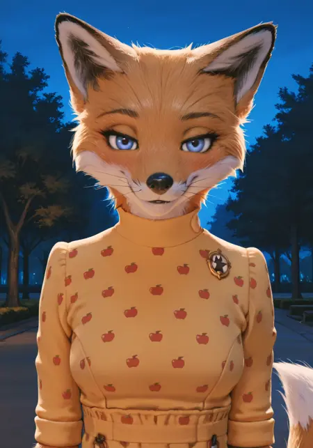 Mrs. Fox "Felicity Fox"  (Fantastic Mr.Fox)  | LoRA Illustrious