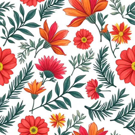 FLUX-lora-矢量背景图案