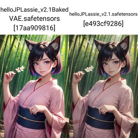 masterpiece, an extremely cute and beautiful girl, (finely detailed beautiful eyes and detailed face), 1girl, solo, cute, smile,  animal ears, wolf ears, red eyes, cowboy shot, (bule detailed yukata), BREAK, Tanabata Festival, bamboo forest background,stylish pose, Atmospheric Perspective, multicolored hair, very short hair,<lora:more_details:0.3> ,<lyco:GoodHands-beta2:1.0>,