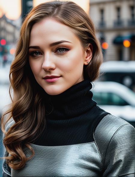 beautiful woman (rew00d:.99), beautiful hair, winter Paris, elegant, snowing, natural skin texture, (fashionable fur coat), (((black turtleneck))), sunset, cute smile, 24mm, 4k textures, soft cinematic light, adobe lightroom, photolab, hdr, intricate, elegant, highly detailed, sharp focus, ((((cinematic look)))), soothing tones, insane details, intricate details, hyperdetailed, low contrast, soft cinematic light, exposure blend, hdr, faded, <lora:more_details:.6>, <lora:wowifierV3:.6>