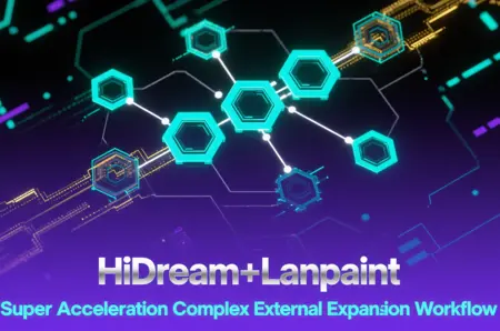 HiDream+Lanpaint Super Acceleration Complex External Expansion Workflow