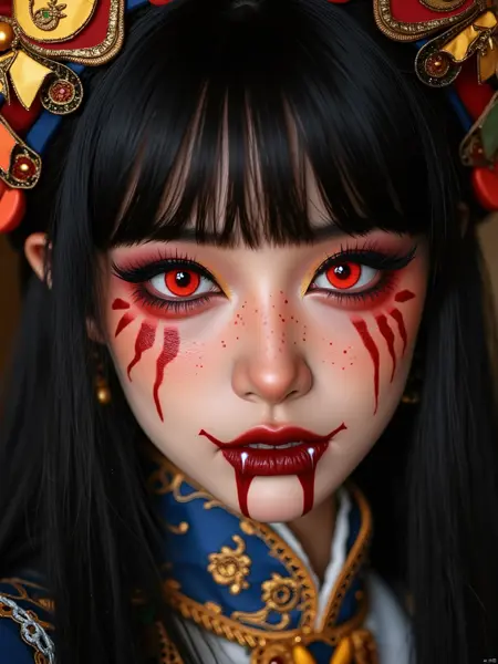 OB万圣节妆容 Halloween makeup