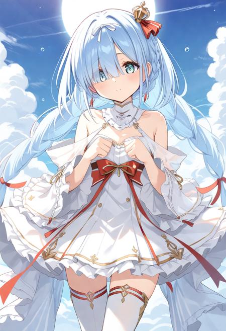 janus \(azur lane\) frilled dress witch school uniform maid