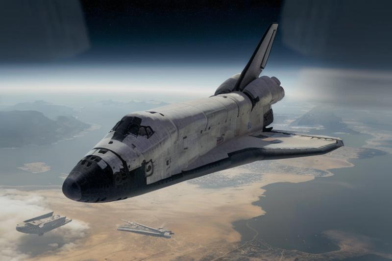 NASA Space Shuttle orbiter (1977) image by texaspartygirl