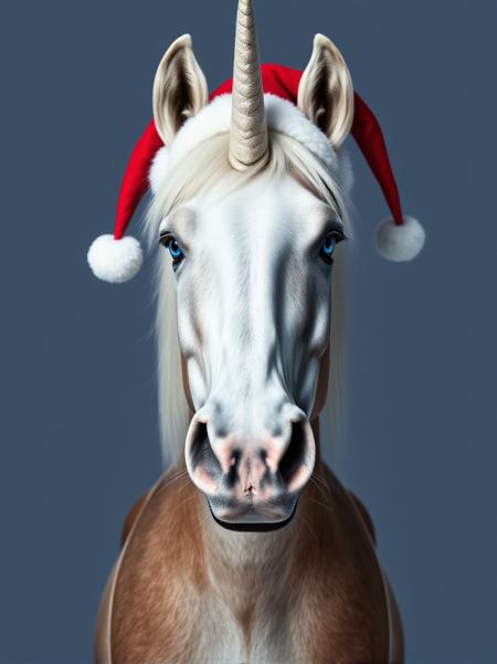 bo-christmas
animal focus, blue eyes, closed mouth, fire, from side, full body, horse, no humans, rearing, simple background, solo, unicorn