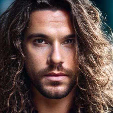 portrait photo of man, detailed face, long hair, high quality, brunette color hair, 8k   <lyco:locon_perfecteyes_v1_from_v1_64_32:0.75> <lora:inxs:1>