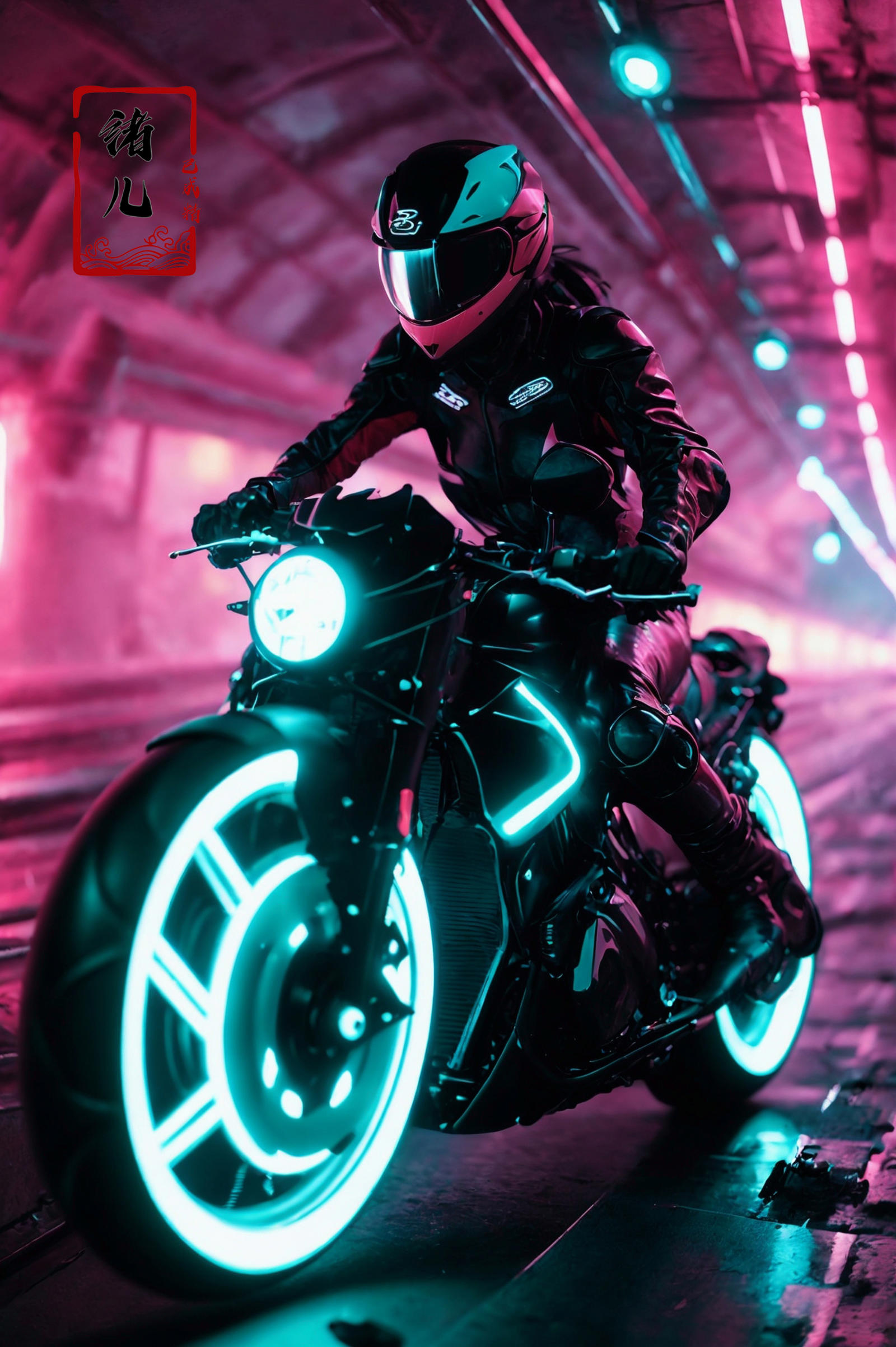 绪儿-摩托少女 xuer future motorcycle image by XRYCJ