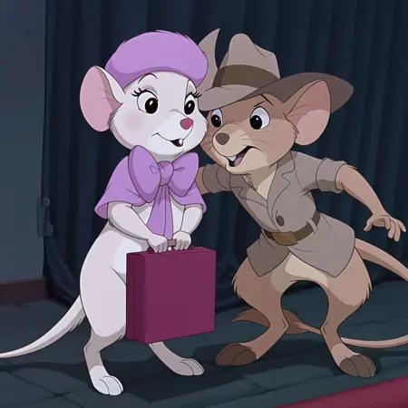 Miss Bianca and Jake (Rescuers Down Under)