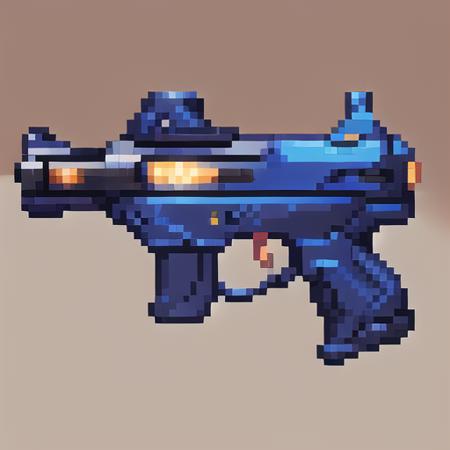 Laser gun, laser, sniper gun,Side view,gun,firearms,Science Fiction, Weapons, Technology, Future,Pure background, simple background,pixel,pixelart,pixel art, <lora:pixel gun:1>, masterpiece,best,quality