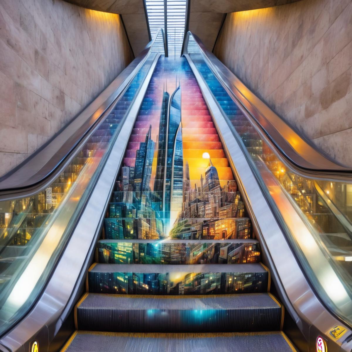 Escalator Art XL image by nocor1i8