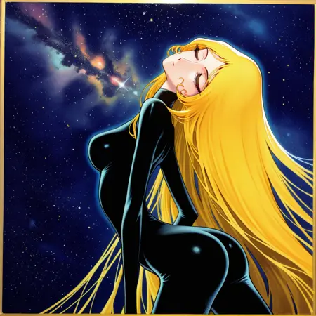 Leiji Matsumoto (1980, 1990) Retro Anime - ArtStyle (Interstella 5555, Expedition Galaxy 999, etc)