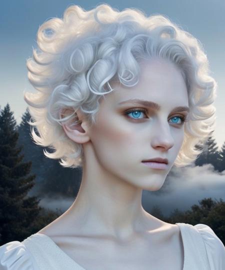 Femcloud | womans with white curls v1.0