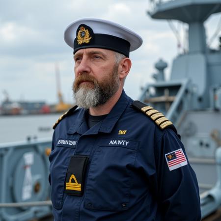 Modern British Royal Navy Working Uniform Flux V1 Flux LoRA Civitai