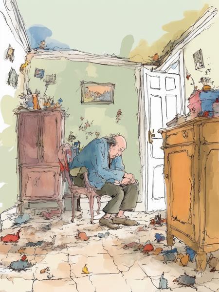 Quentin Blake Style SD XL