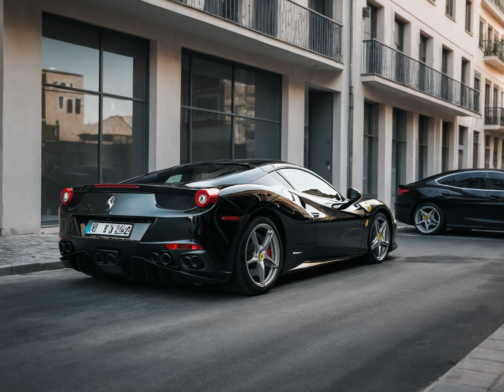 <lora:Ahmed Yacoubi CLIP:0.0>,a black ferrari parked in front of a building, .,high-definition photograph,photoreal details,unsplash photography,extremely beautiful lighting,Ñinematic lighting,Ahmed Yacoubi,vehicle,, <lora:CHV_ILL_Auto Photography:0.0>,Cornelisz Hendriksz Vroom,automotive photography,sportcar,car photography,sport car,supercar,super car,