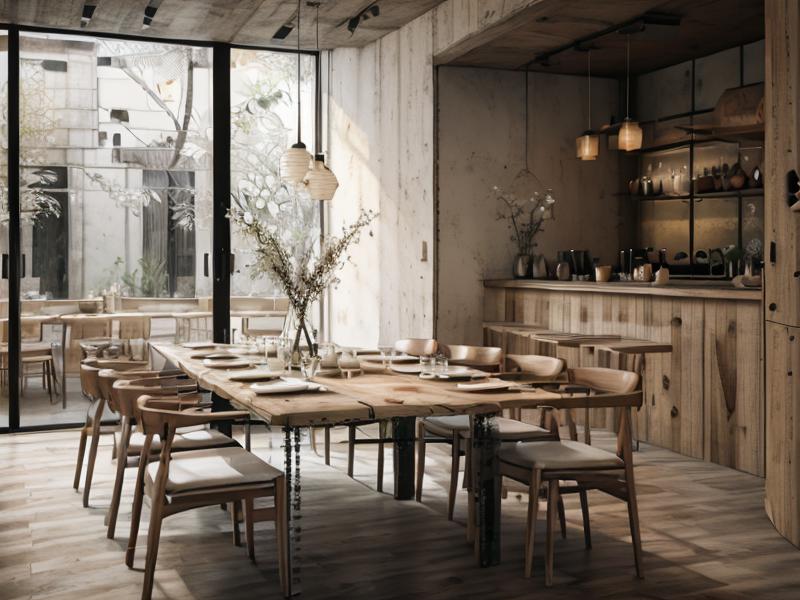 Wabi-sabi style restaurant  image by AresWei