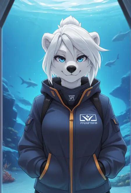 Fluff-Kevlar (Artist Style) [PonyXL/Illustrious]