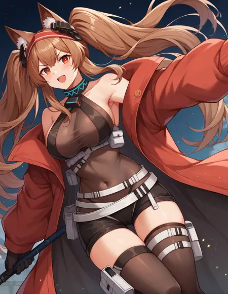 [Request] Angelina [Distinguished Visitor] (Arknights) / SDXL Pony Diffusion