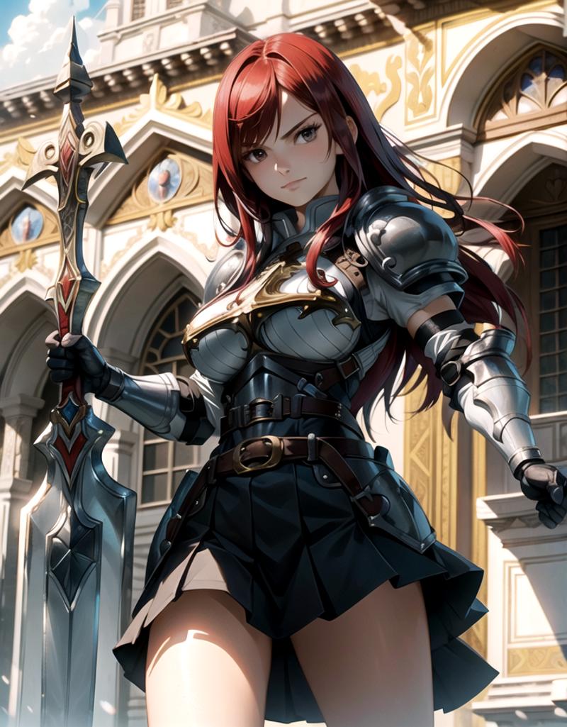 Erza Scarlet エルザ・スカーレット / Fairy Tail image by sentrk