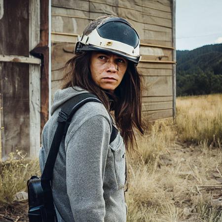 cinema768-analog Hill Valley Mall a woman in dirty coveralls wearing a helmet and a backpack and carrying a flashlight

Decay768