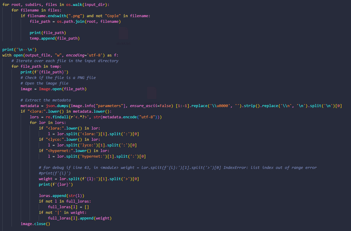 Search your image folder and get Stats - Quick'n'Dirty Python scripts for images hoarders like me