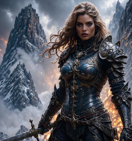 Female Warrior (Knight, Paladin, Fighter) v1.0