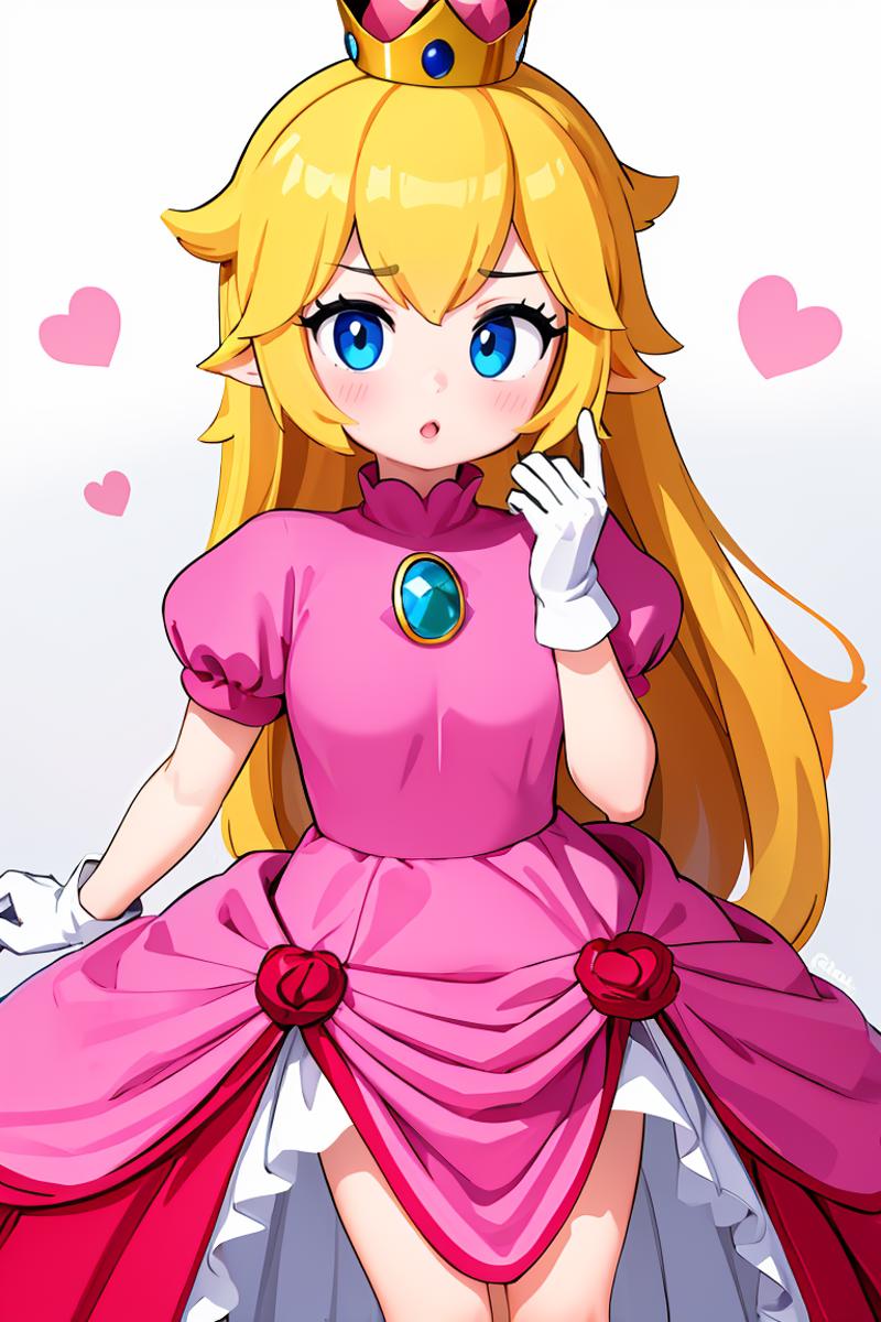 Princess Peach (ピーチ姫) - Super Mario Bros - COMMISSION image by MarkWar