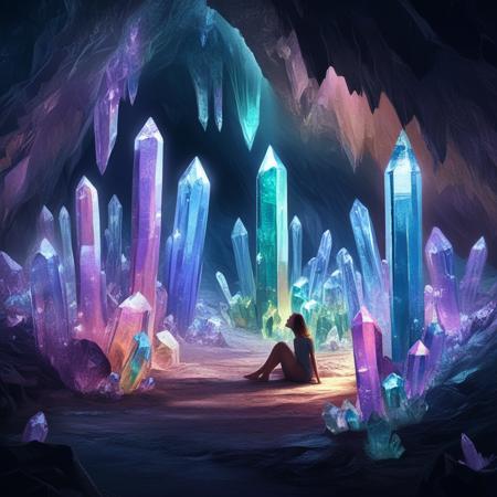 Cryscavemb, crystal, cave Scenery  Gem