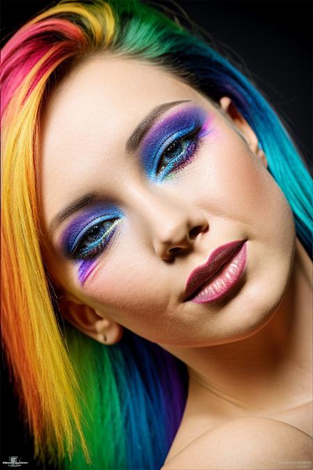 colorful rainbow hair due, lesbian top model. full body, shorthair swiss teen,UHD, RAW Photo, 8k, detailed shadows, detailed quality lighting, (hyperrealistic:1.2), absurdres, realistic, hyperdetailed skin,  intrinsically detailed face, perfect hair, (hyper detailed), love of details, ((erotic)), Fujifilm XT5, Bokeh, anime ink, DanicaFace  <lora:DanicaFace:1>