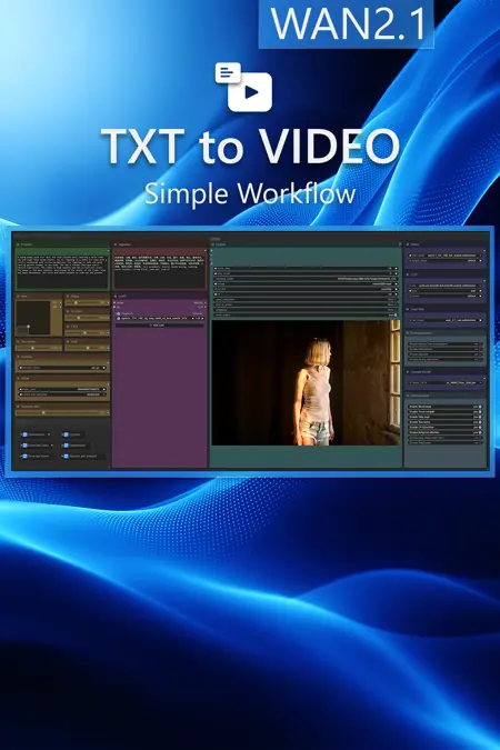 【WAN2.1】TXT to VIDEO