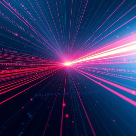 a laser wave traveling throw an infinite space and radiating heat, diferential equations, matrix, simulation, 3d, tensors