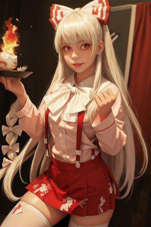 fujiwara_no_mokou/藤原妹紅/후지와라노모코 (Touhou) image by aiuserofimages