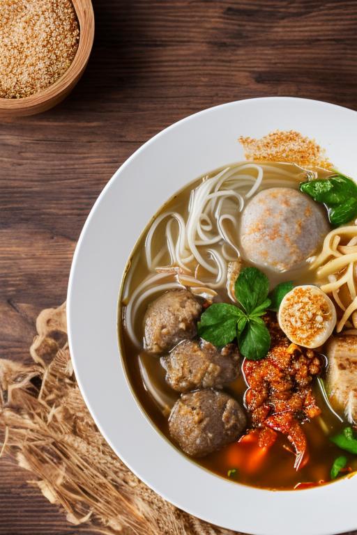 Bakso (Meat Balls Soup) - Indonesian Dishes  image by adhicipta