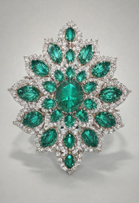 (ruby gem center ,(emerald gems at sides:1.7):1.3) shaped like leafs ,plant like jewel, geometric, reflective light, clean, smooth,  horizon clean spiral background ,light sparks, glass shiny, sparkle, symmetrical, glowing
kaleidoscopic, reflective light, smooth, 
,light sparks, glass, 
aesthetic, masterpiece, beautiful, elegant, award winning, absurdres, hdr, best quality, hyper detailed, 
shiny, sparkle, symmetrical