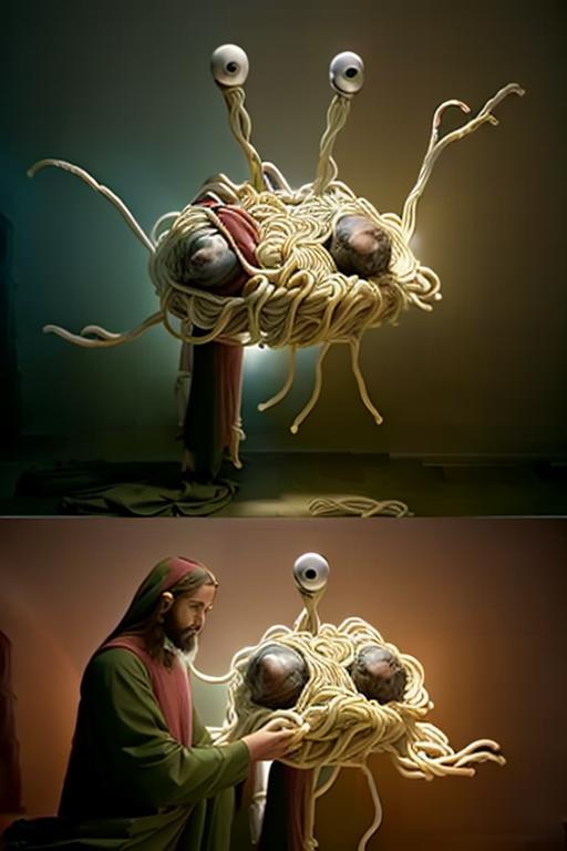 Flying Spaghetti Monster image by DTH