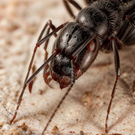 <lora:Ant:1> ,black ant , eyes , antenna , mandible