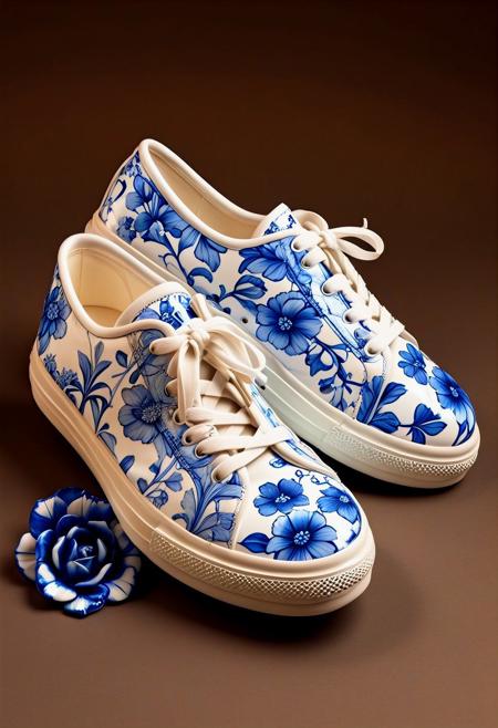 Delft Porcelain Morph XL by Earth & Dusk SDXL
