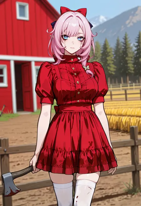 Pearl Farm Girl Killer Costume