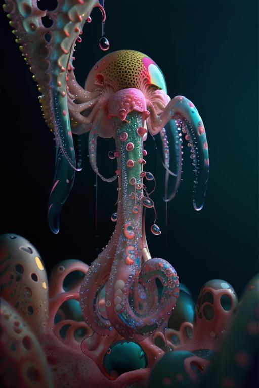 bubble and deep sea-海洋微生物/水泡 image by abeed