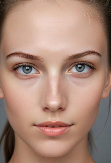 perfect face, pretty, natural skin.