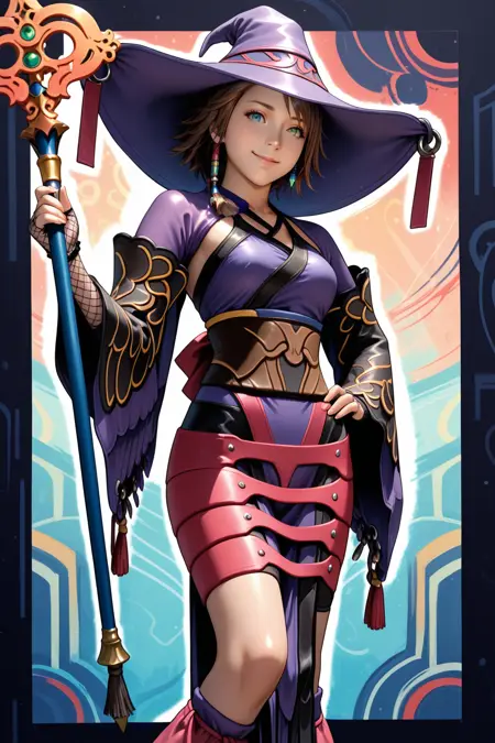 Yuna Black Mage Outfit from Final Fantasy | Illustrious / NoobAI