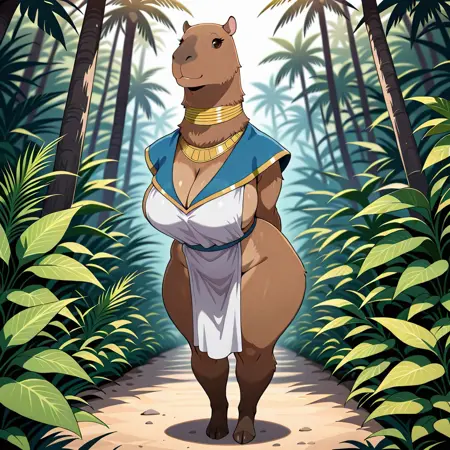 Capybarian Lady (Space Dandy)
