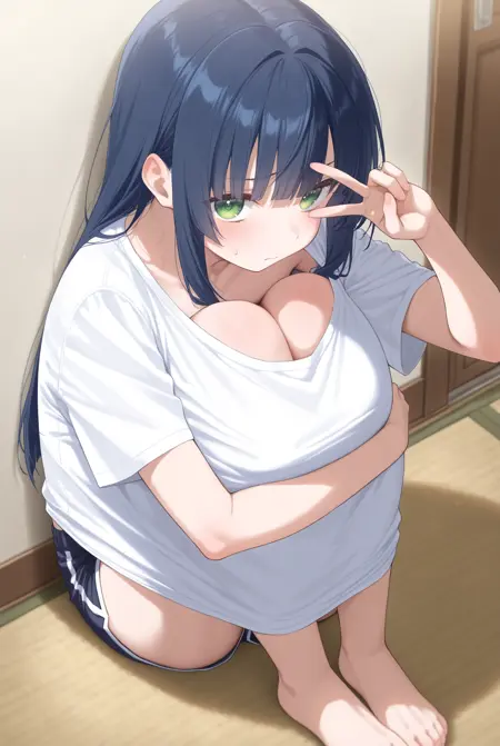 knee boobs / 膝おっぱい (お姉ちゃんの手を取って) / 偽乳