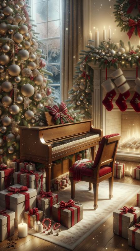 <lora:ChristmasDecorativeStyle:1>ChristmasDecorativeStyle Piano, (Masterpiece:1.3) (best quality:1.2) (high quality:1.1)