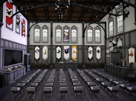 Interior Designs Collection - 25 Assets [XL] 25 Magic School Room
