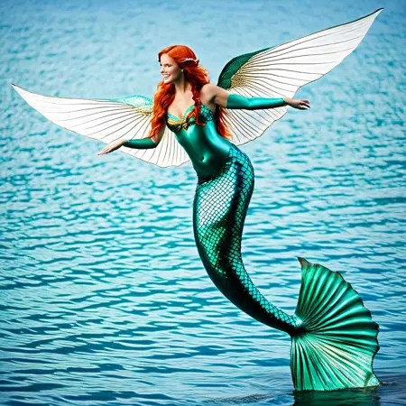 winged mermaid